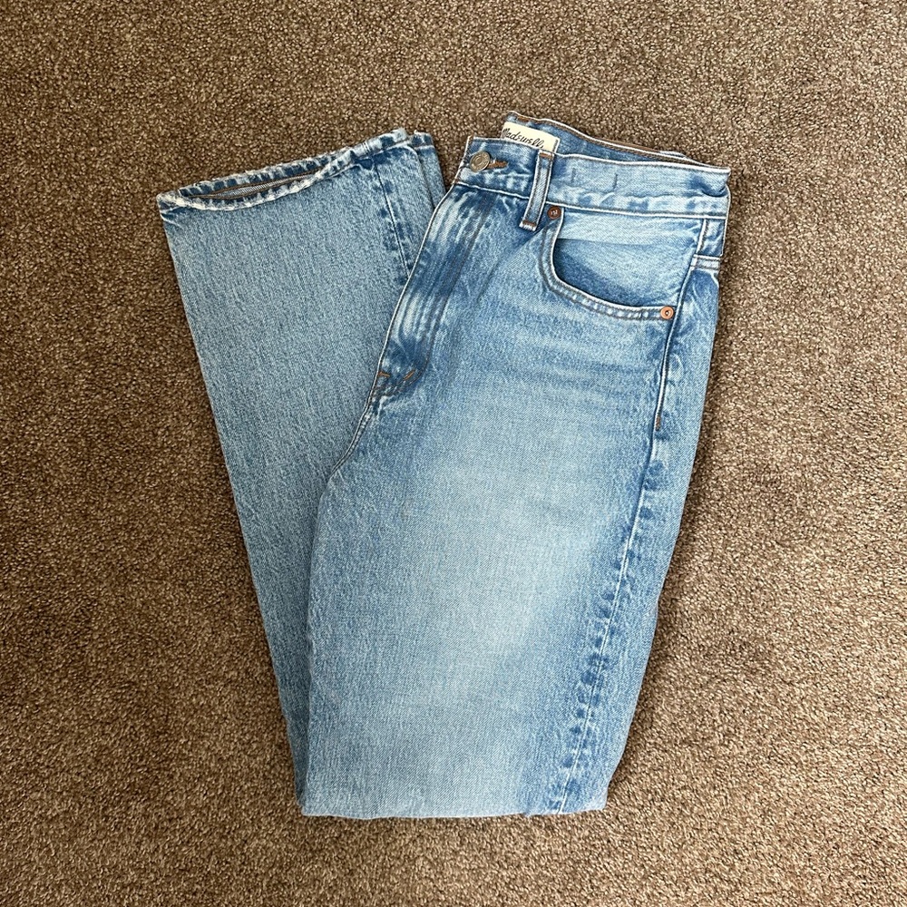 Madewell Light Blue Straight Leg Jeans